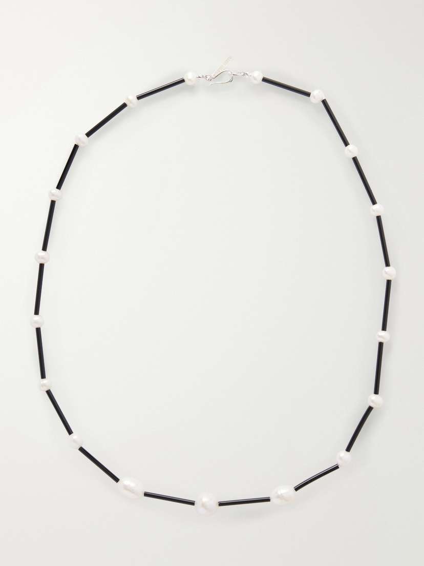 Sophie Buhai Osiris Silver, Pearl And Glass Necklace