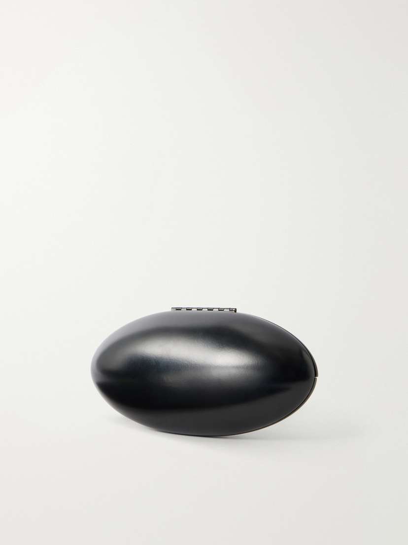 Sophie Buhai Cyclops Tasseled Silver-stone, Carnelian And Wood Clutch | Thumbnail 4