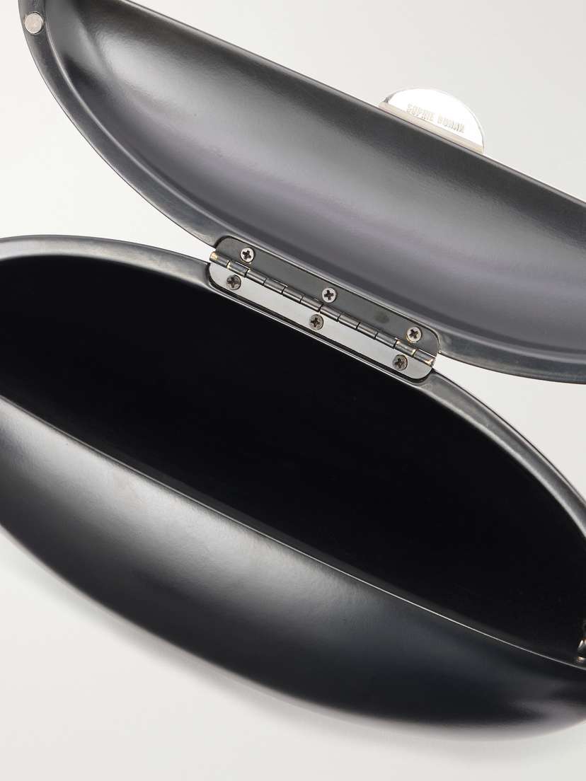 Sophie Buhai Cyclops Tasseled Silver-stone, Carnelian And Wood Clutch | Thumbnail 6