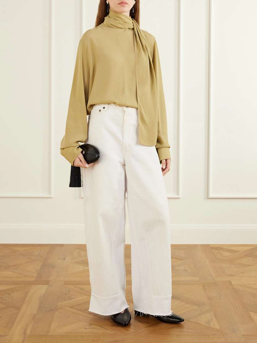 Sophie Buhai Cyclops Tasseled Silver-stone, Carnelian And Wood Clutch | Thumbnail 3