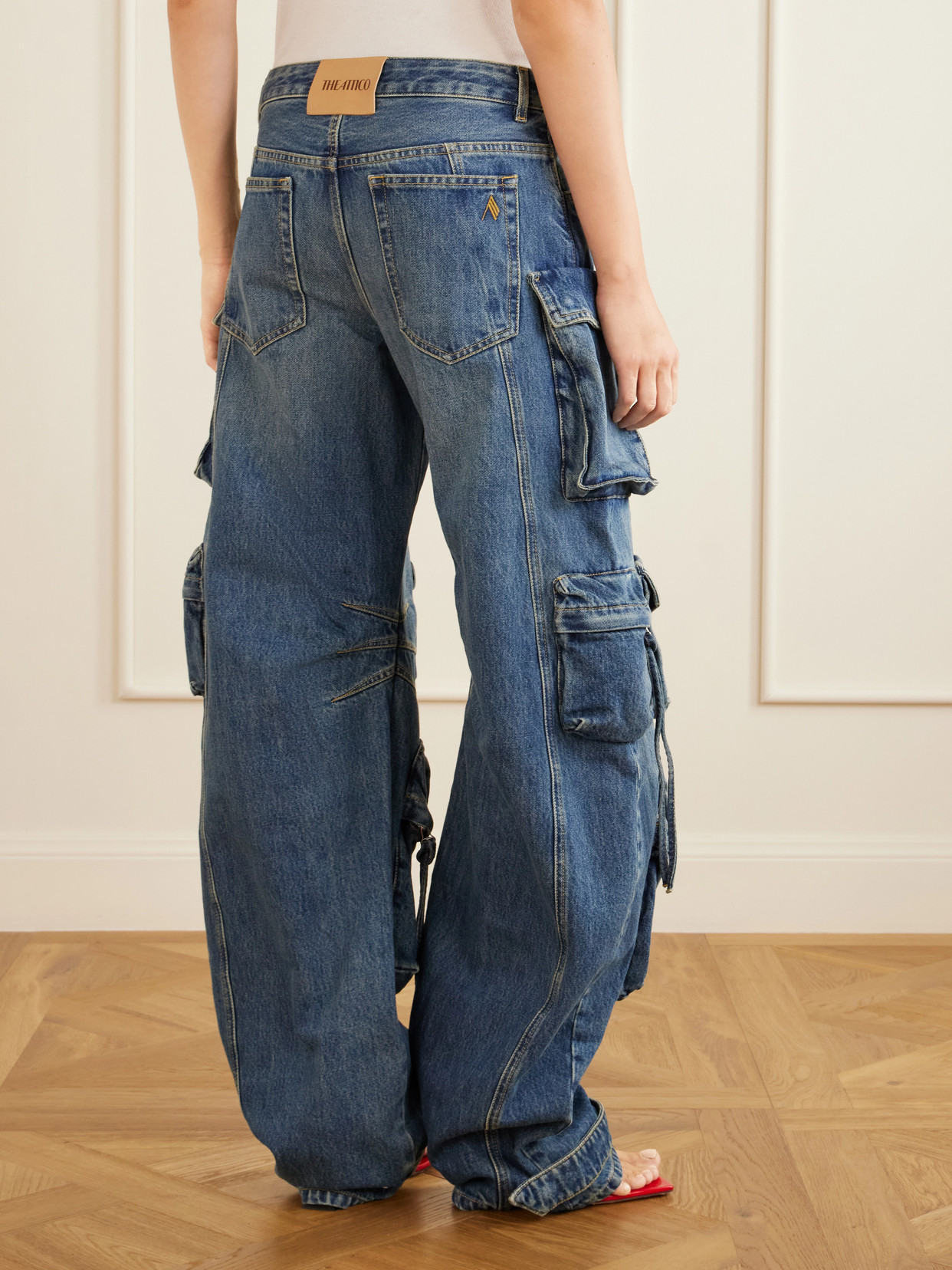 Tapered Mid-Rise Wide- Leg