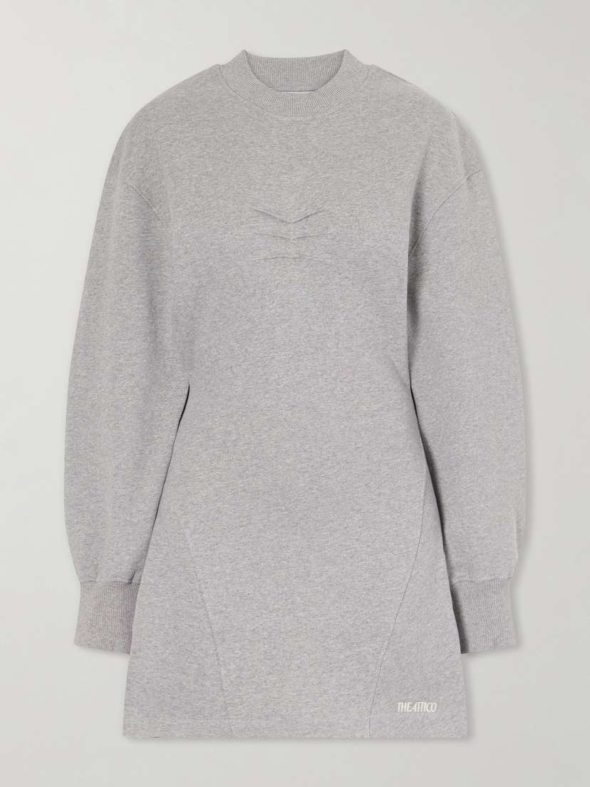 The Attico Cotton-jersey Mini Dress | Thumbnail 5 The Attico Cotton-jersey Mini Dress | Thumbnail 5
