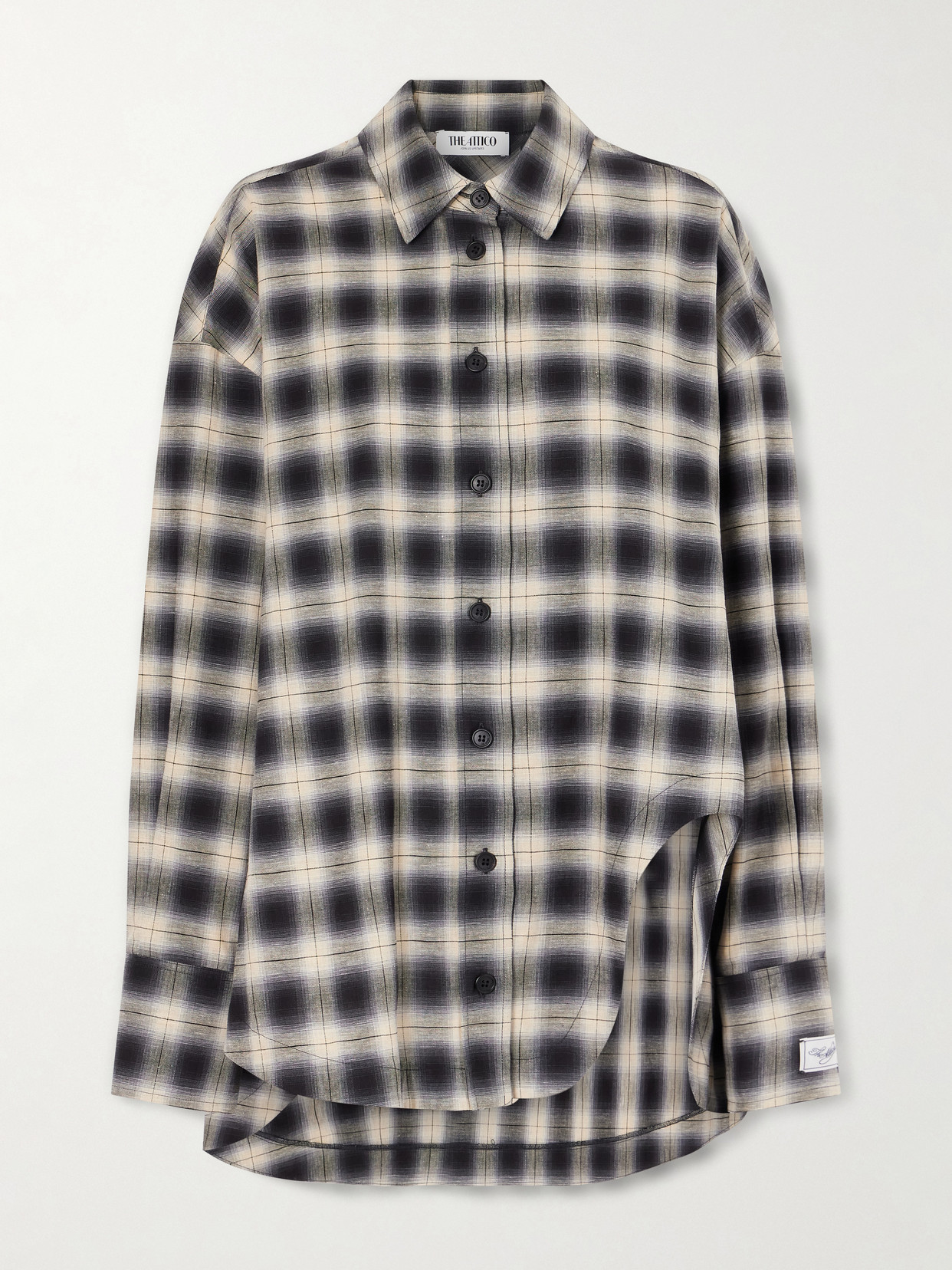 Checked Cotton-Poplin Shirt