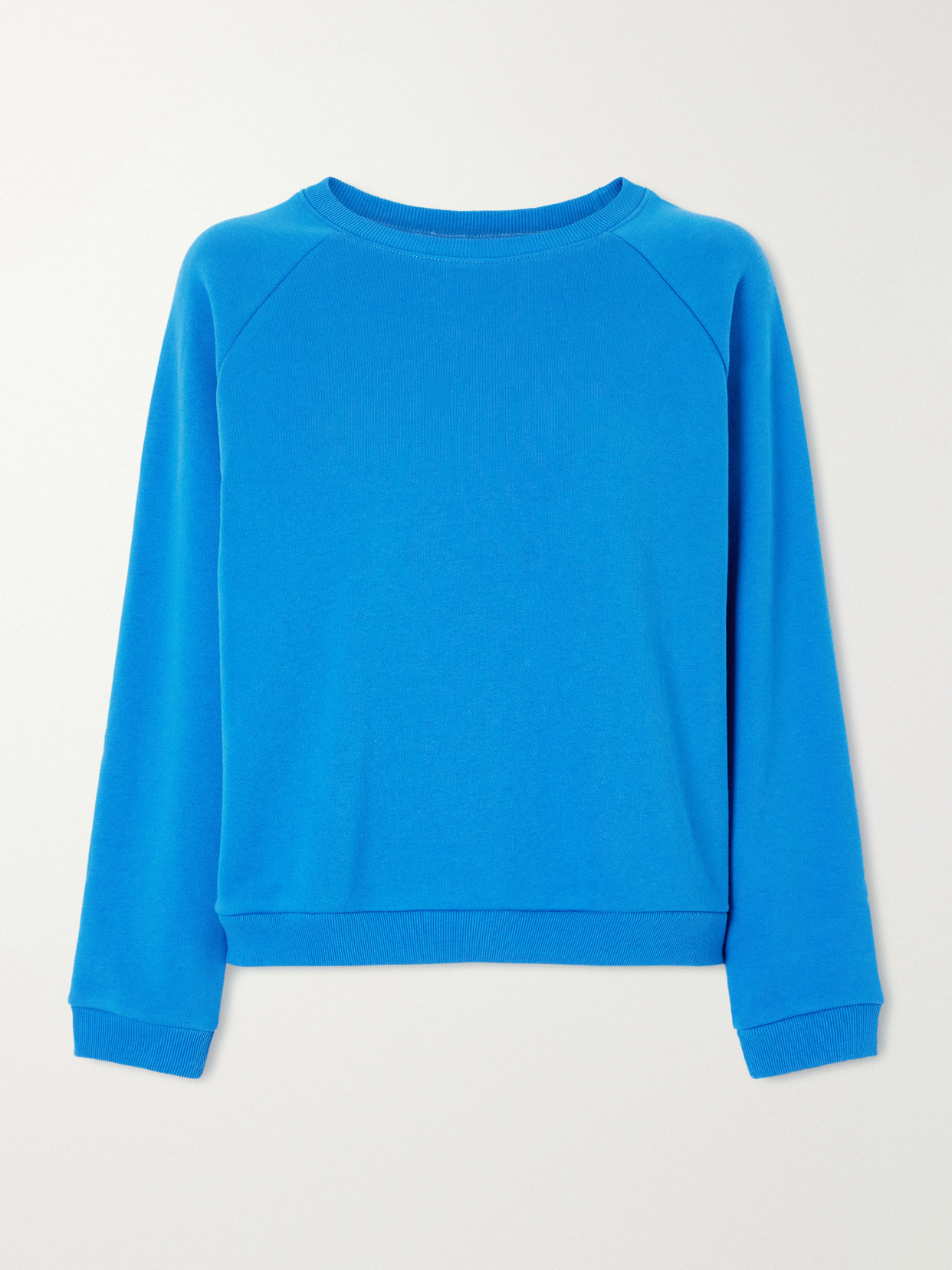 Jamie Haller The Daily Cotton-terry Sweatshirt In Blue