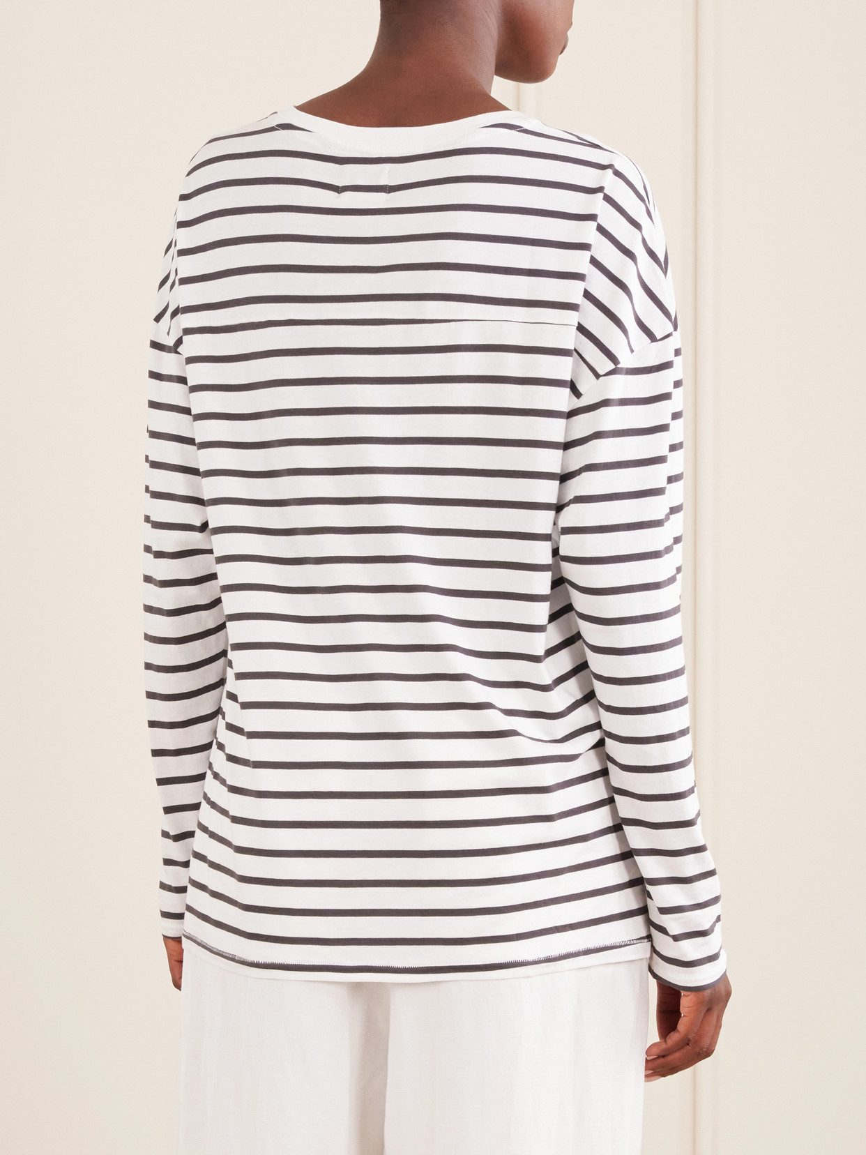 The High Striped Cotton T-Shirt