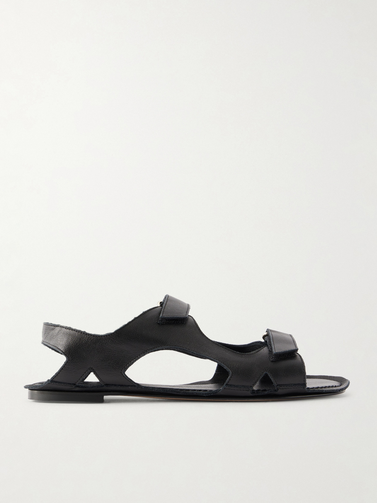 Jamie Haller The Walking Leather Sandals In Black