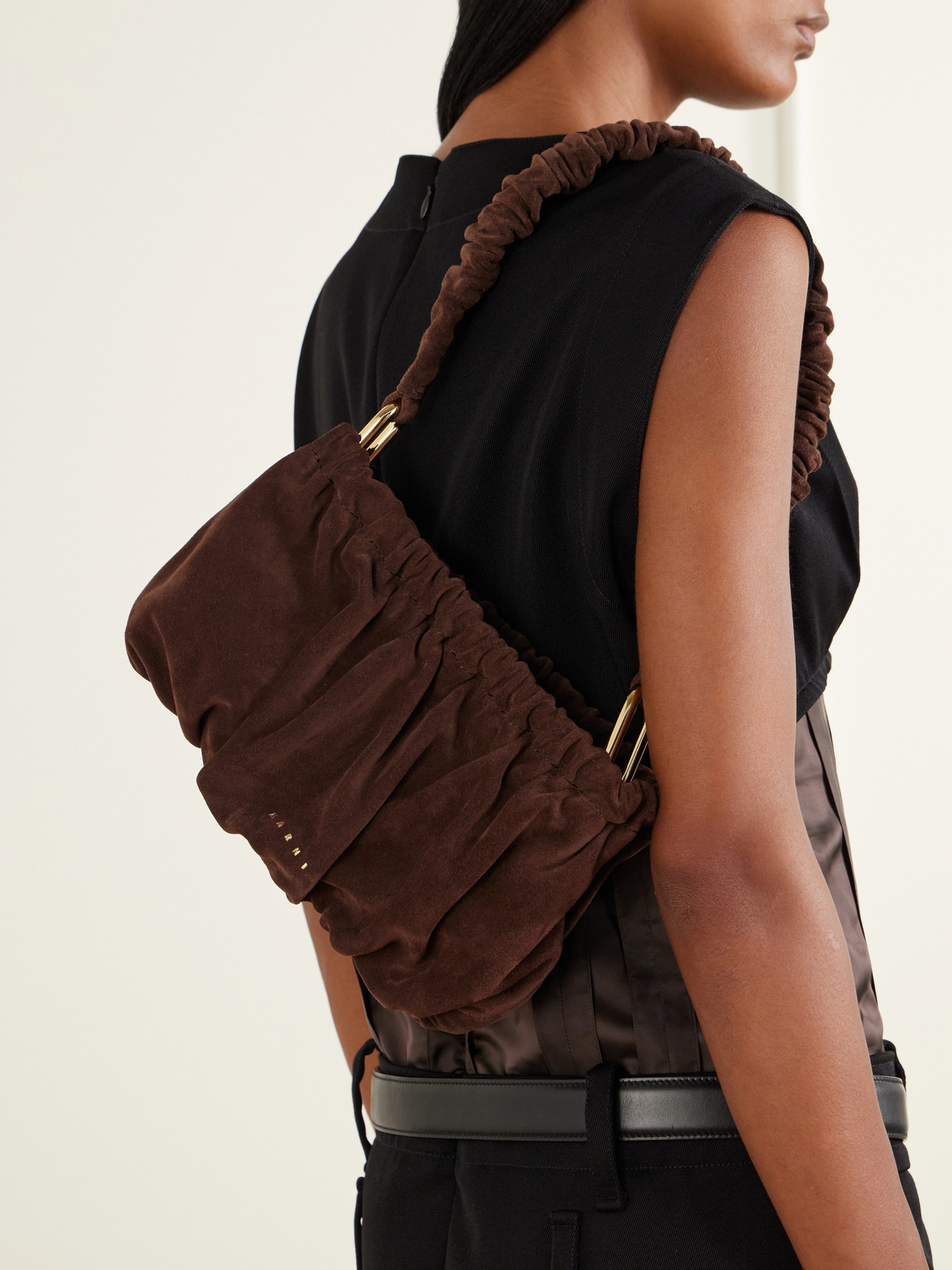 Suede Shoulder Bag