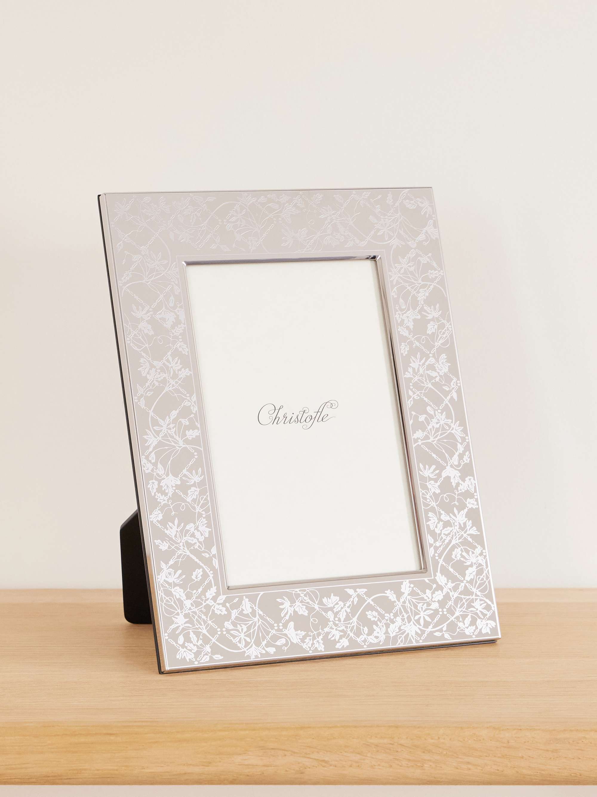 CHRISTOFLE Les Fables stainless steel frame | NET-A-PORTER