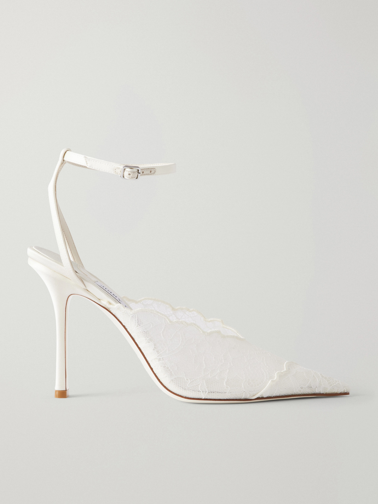 Jimmy Choo Faiz 100 Lace Pumps In Neutrals