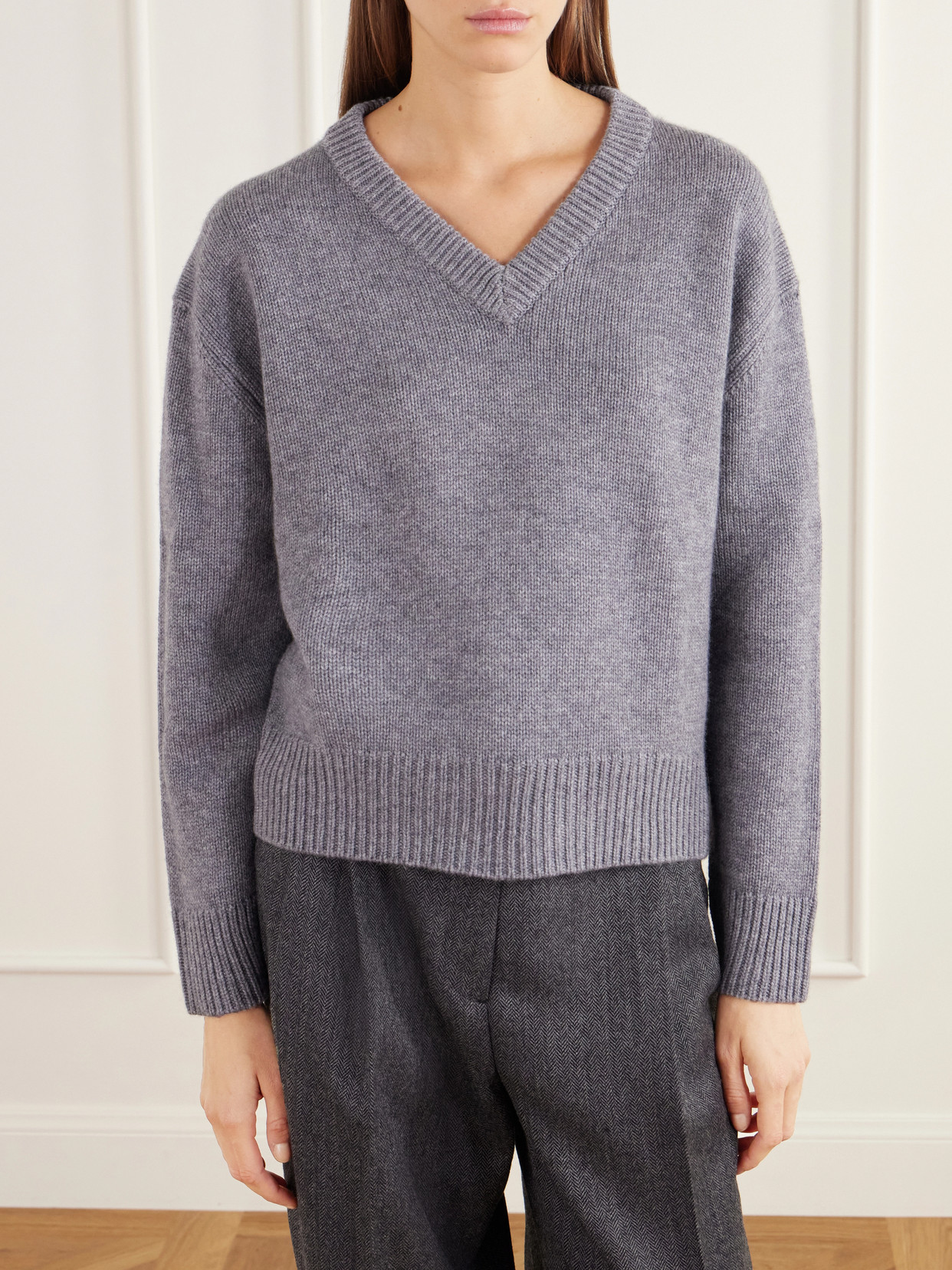 Yara Merino Wool And Cashmere-Blend Sweater