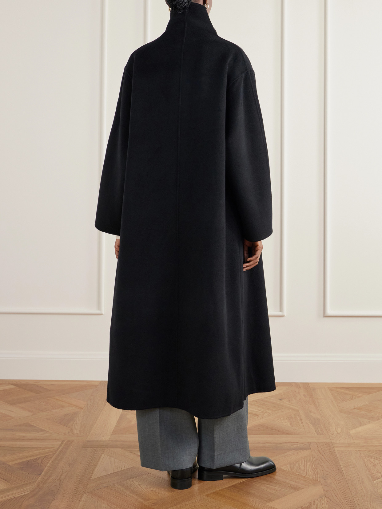 Kaity Brushed Wool And Cashmere-Blend Coat