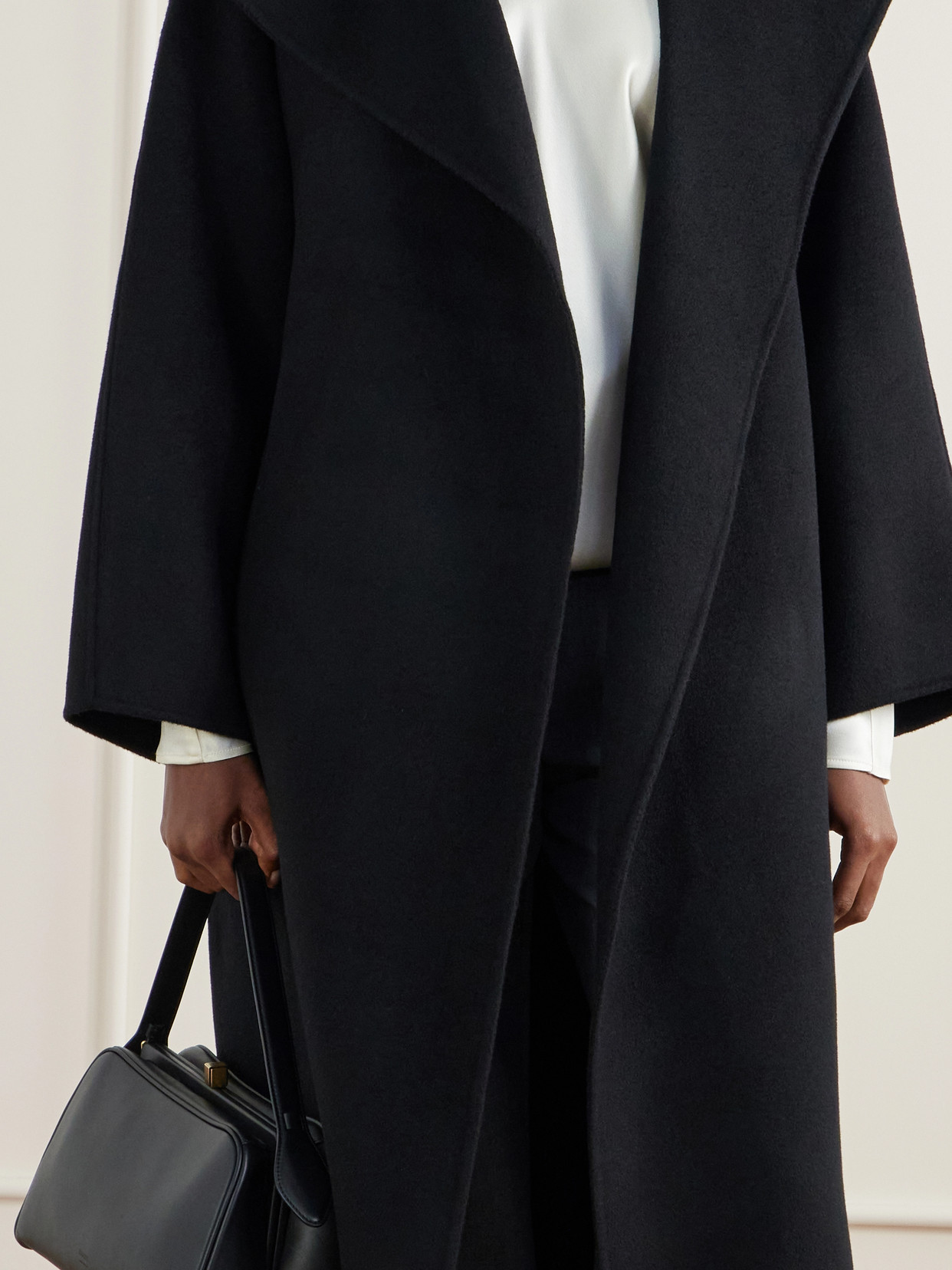 Kaity Brushed Wool And Cashmere-Blend Coat