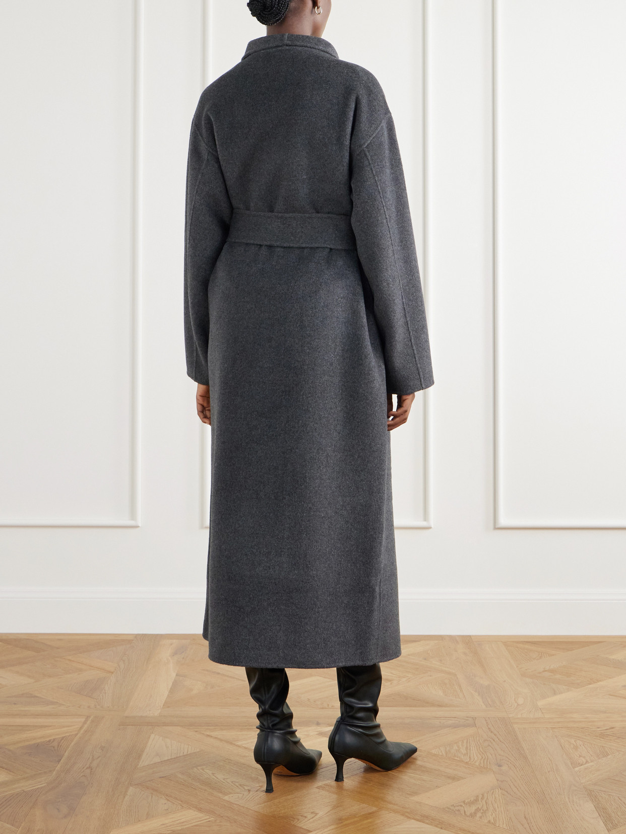 Mara Belted Wool And Cashmere-Blend Coat