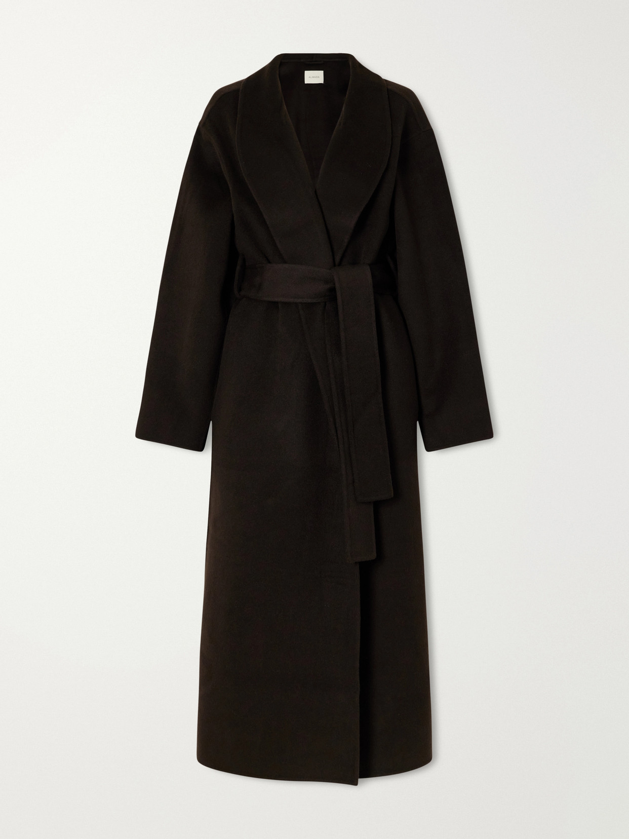 Mara Belted Wool And Cashmere-Blend Coat