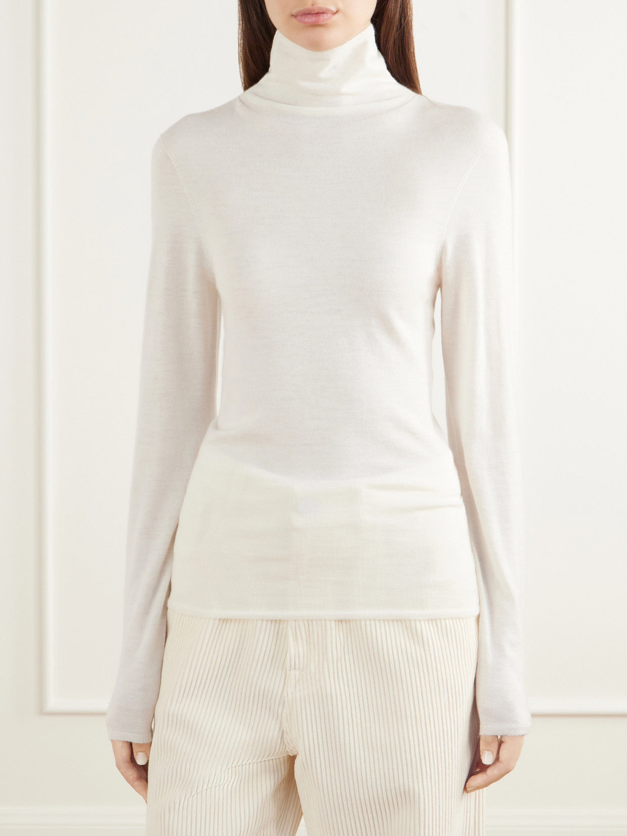 Farra Cashmere Turtleneck Sweater
