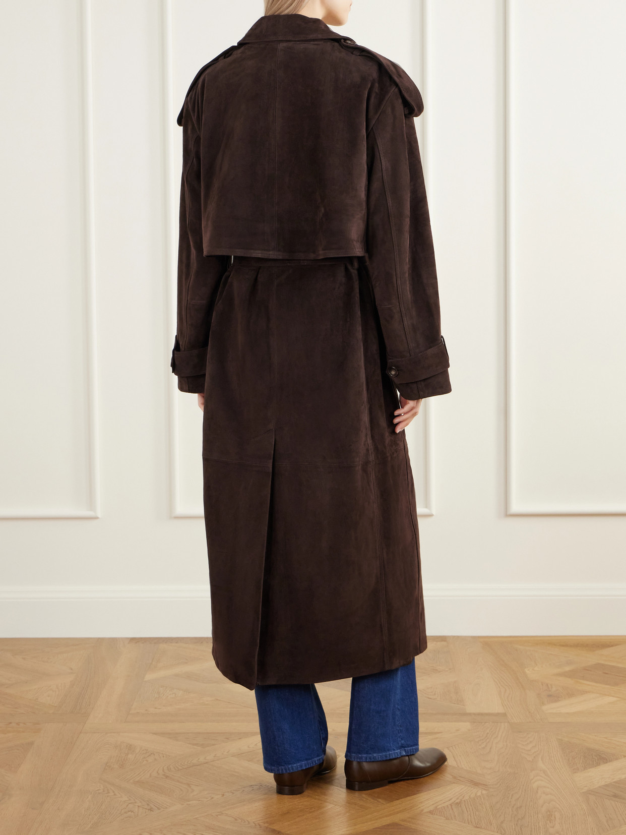 Sienna Paneled Trench Coat