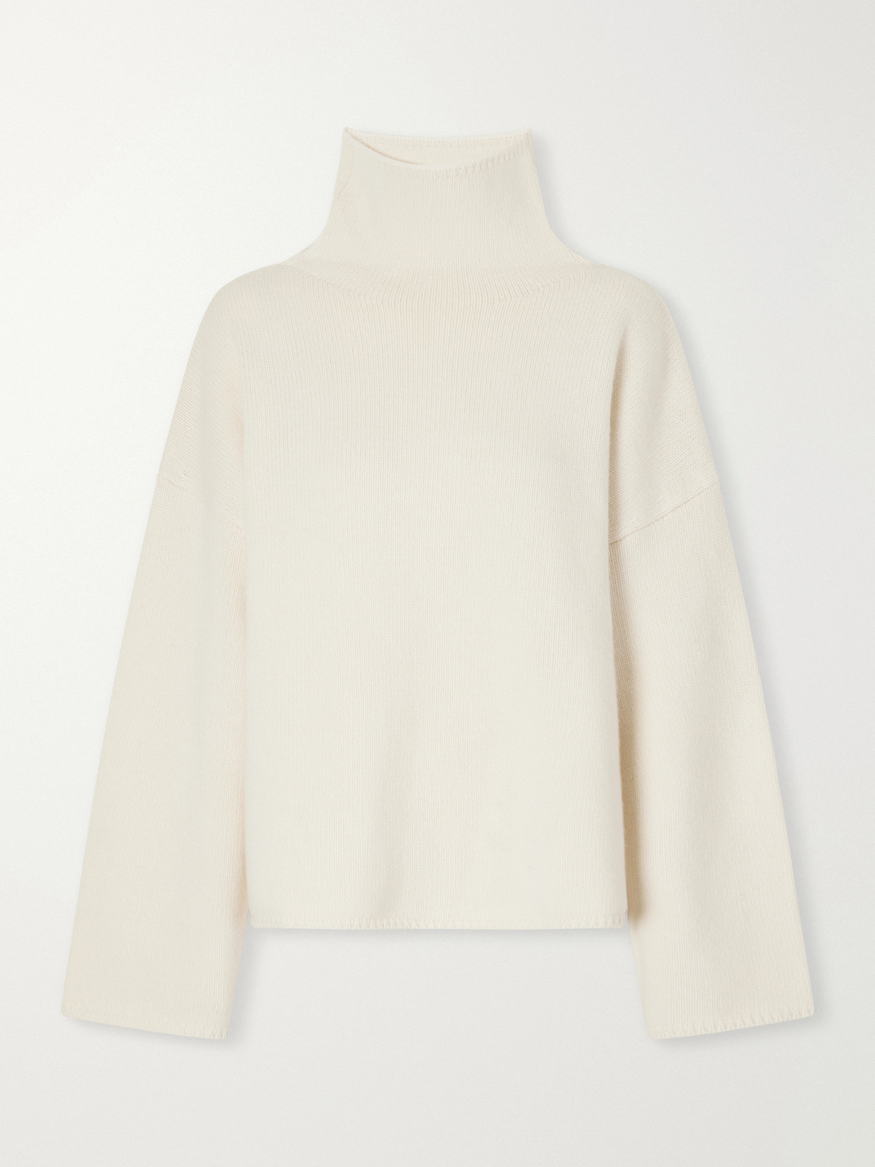 Amie Merino Wool And Cashmere Turtleneck Sweater