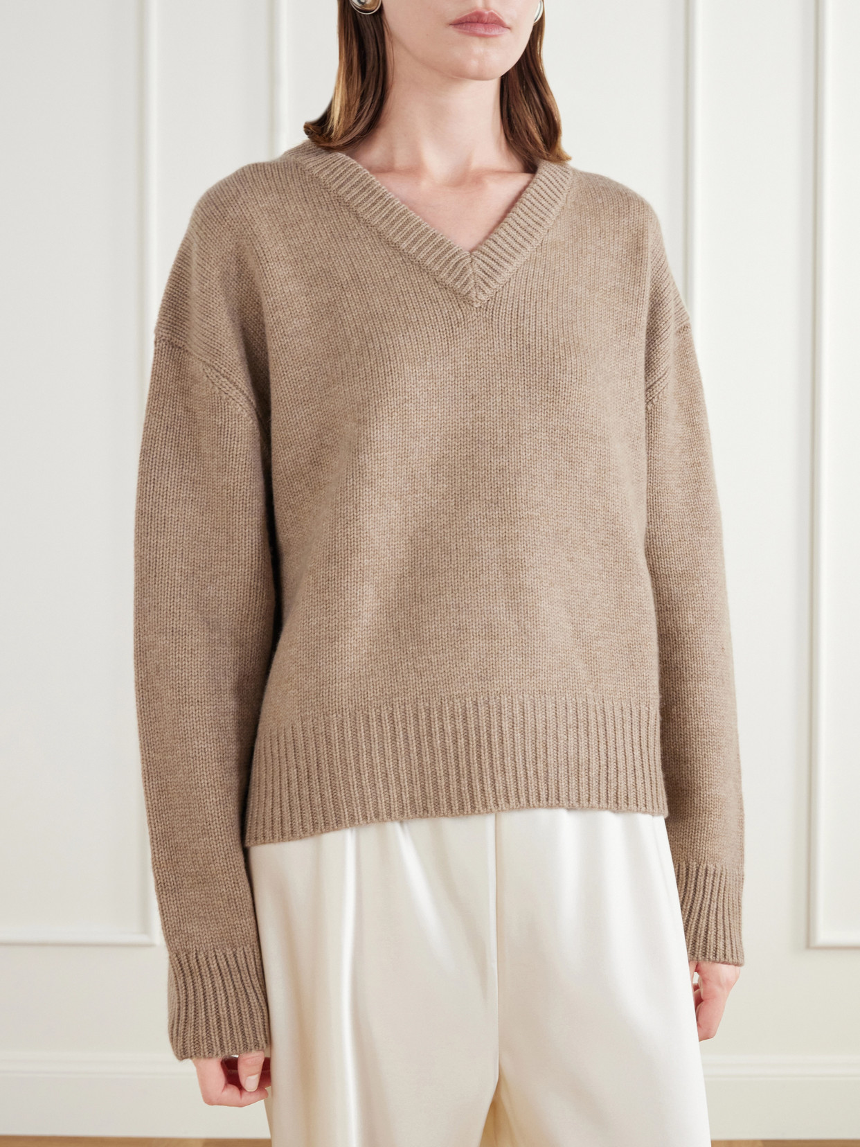 Yara Merino Wool And Cashmere-Blend Sweater