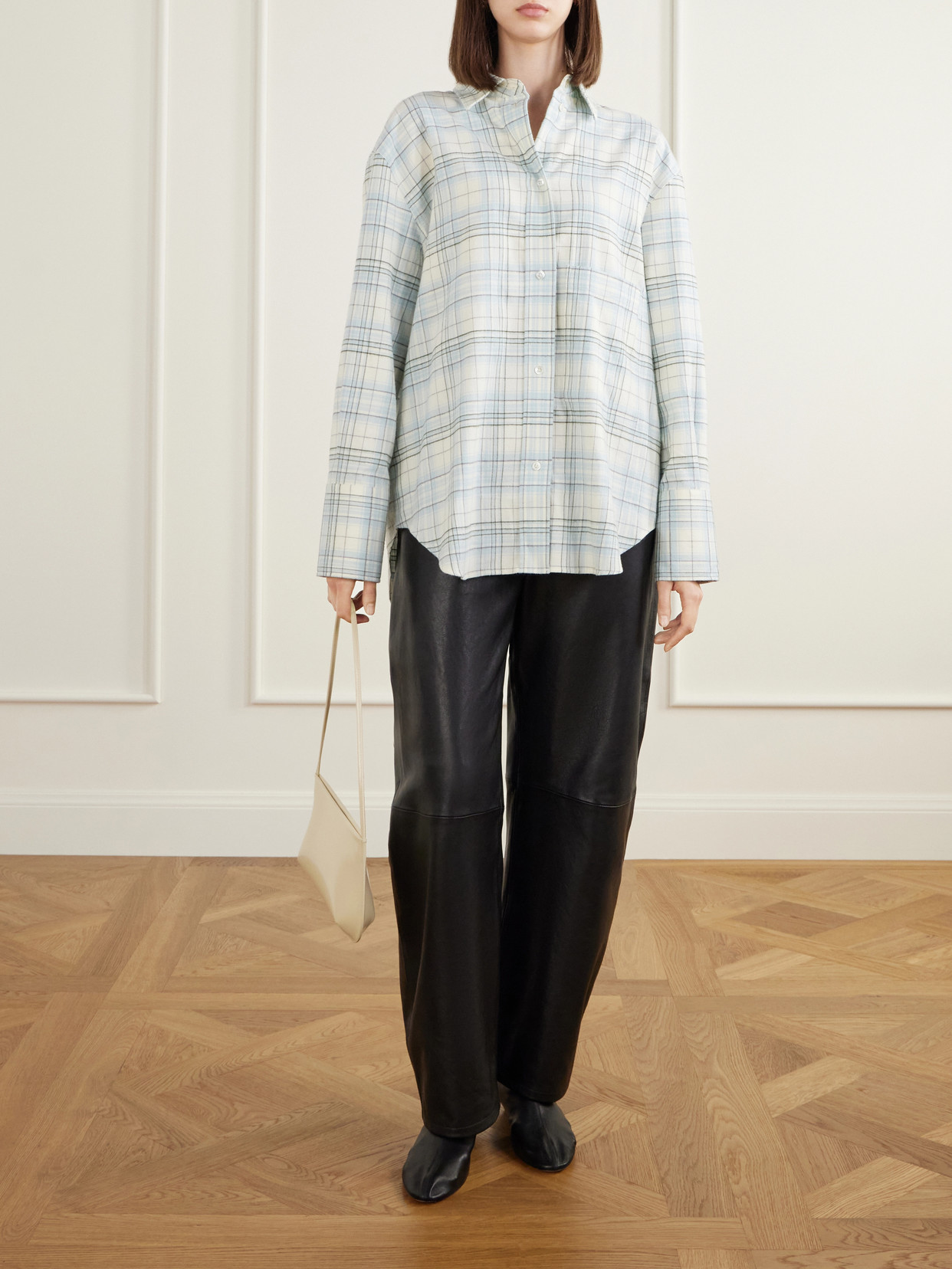 Róhe - Checked Cotton-Flannel Shirt