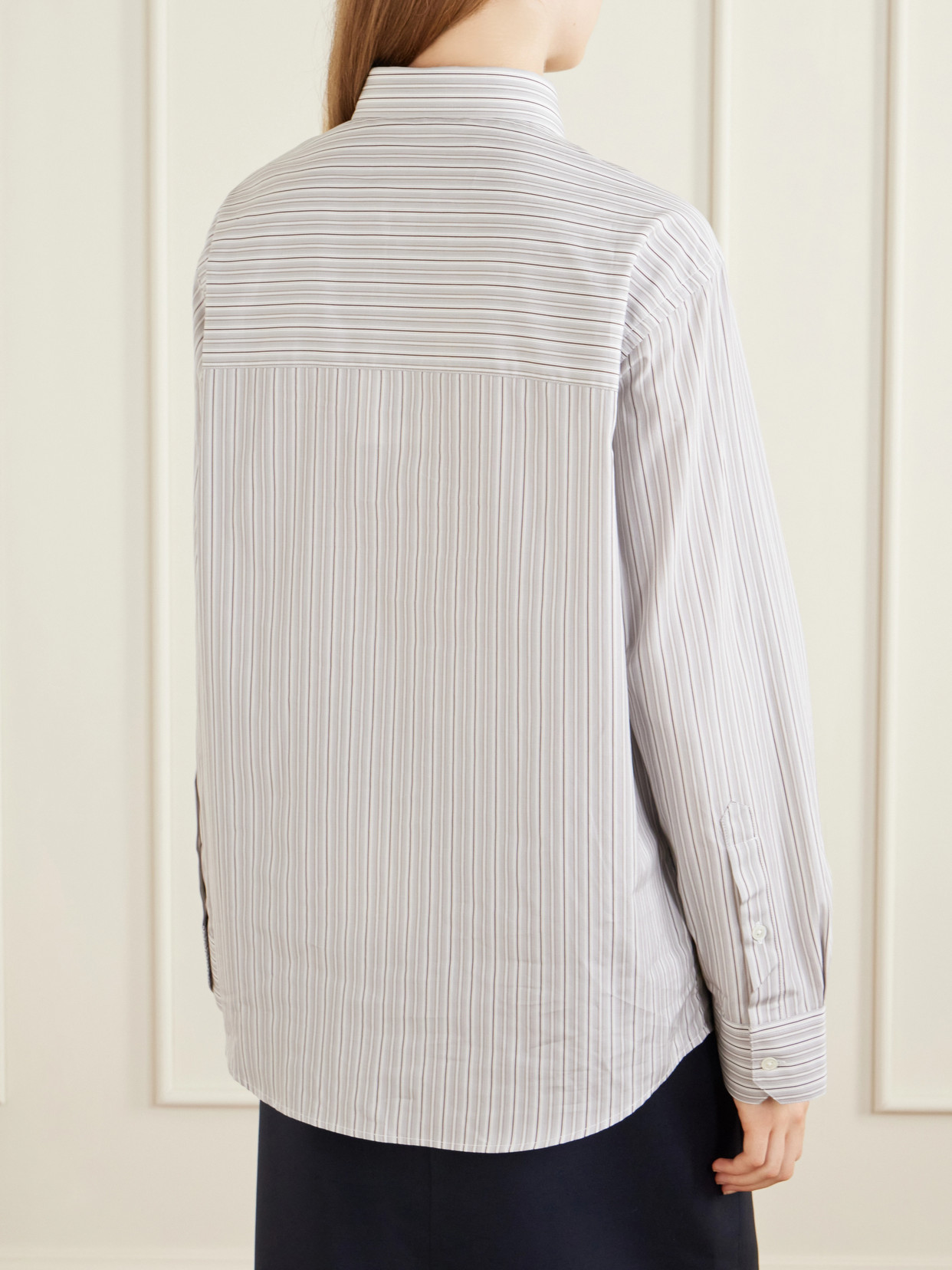 Róhe - Striped Cotton-Poplin Shirt