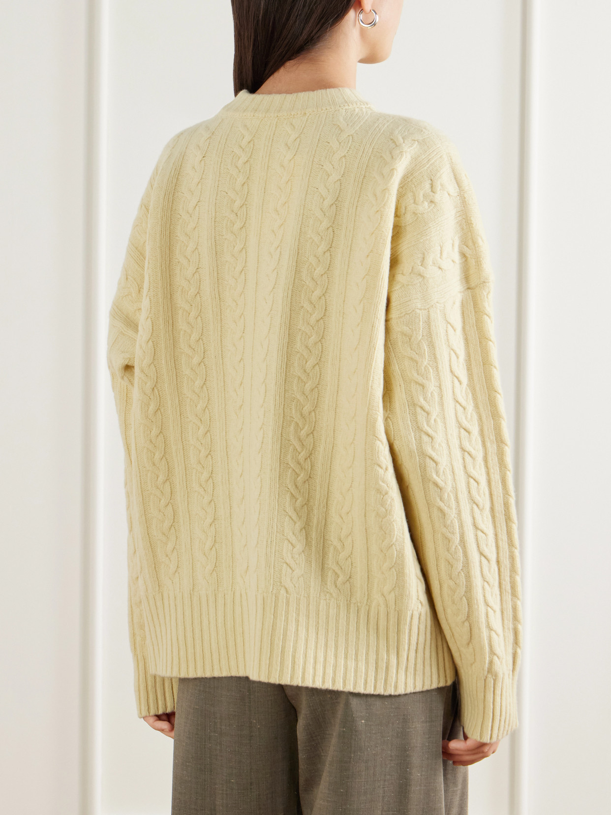 Róhe - Cable-Knit Wool-Blend Sweater
