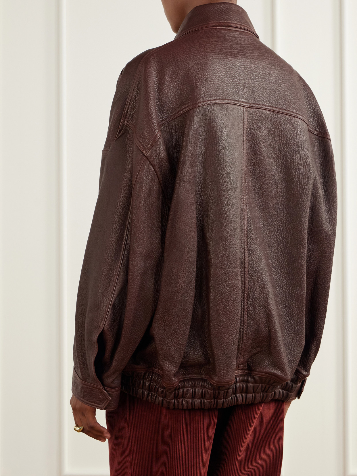Róhe - Textured-Leather Jacket