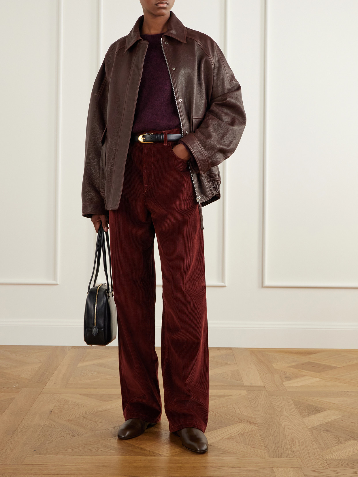 Róhe - Textured-Leather Jacket