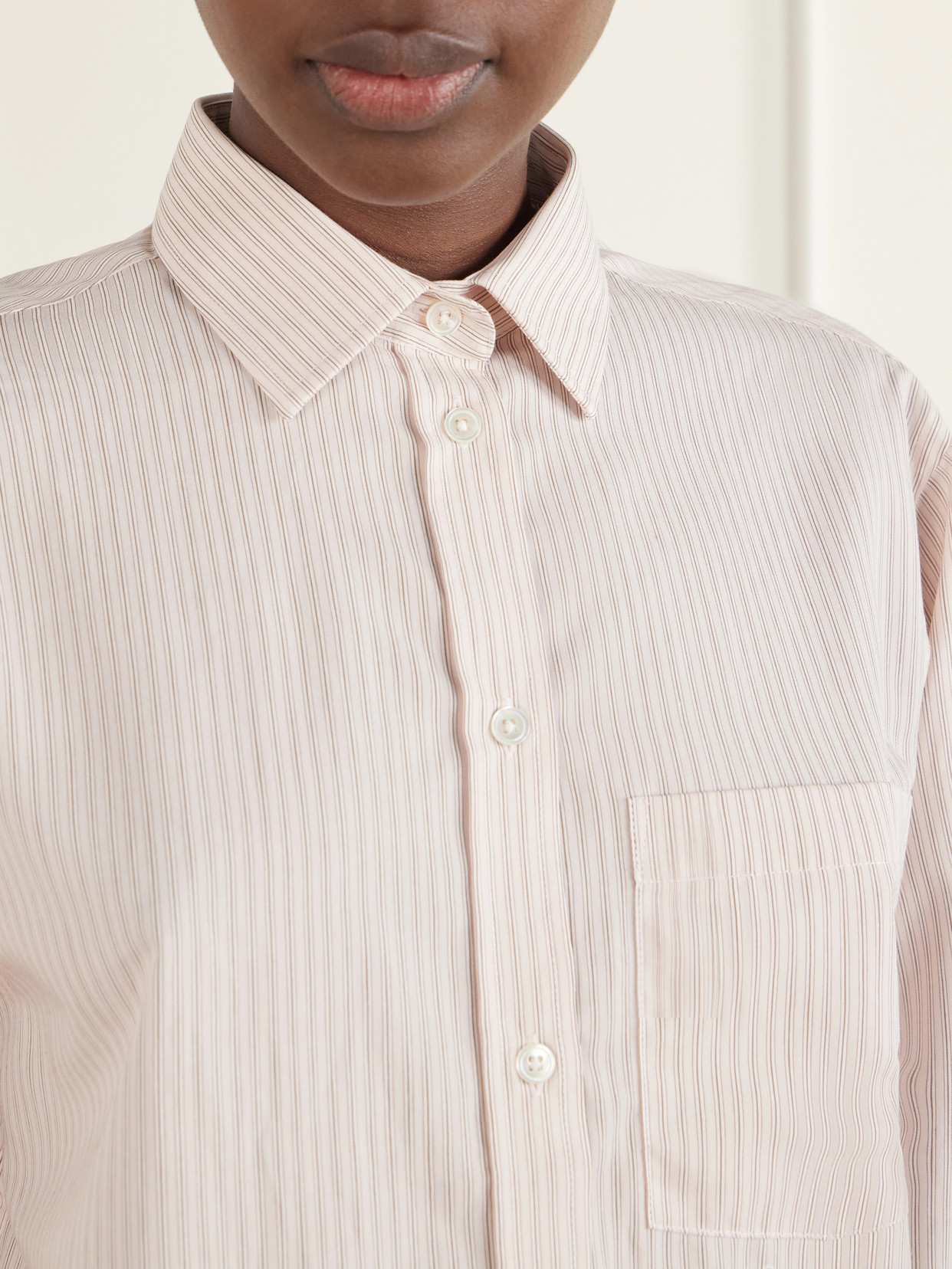 Róhe - Striped Woven Shirt