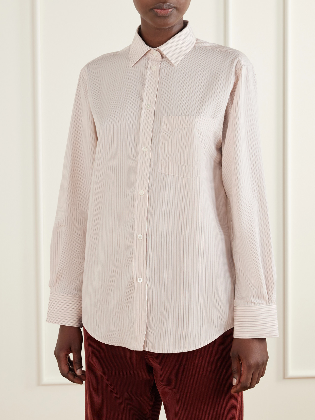 Róhe - Striped Woven Shirt