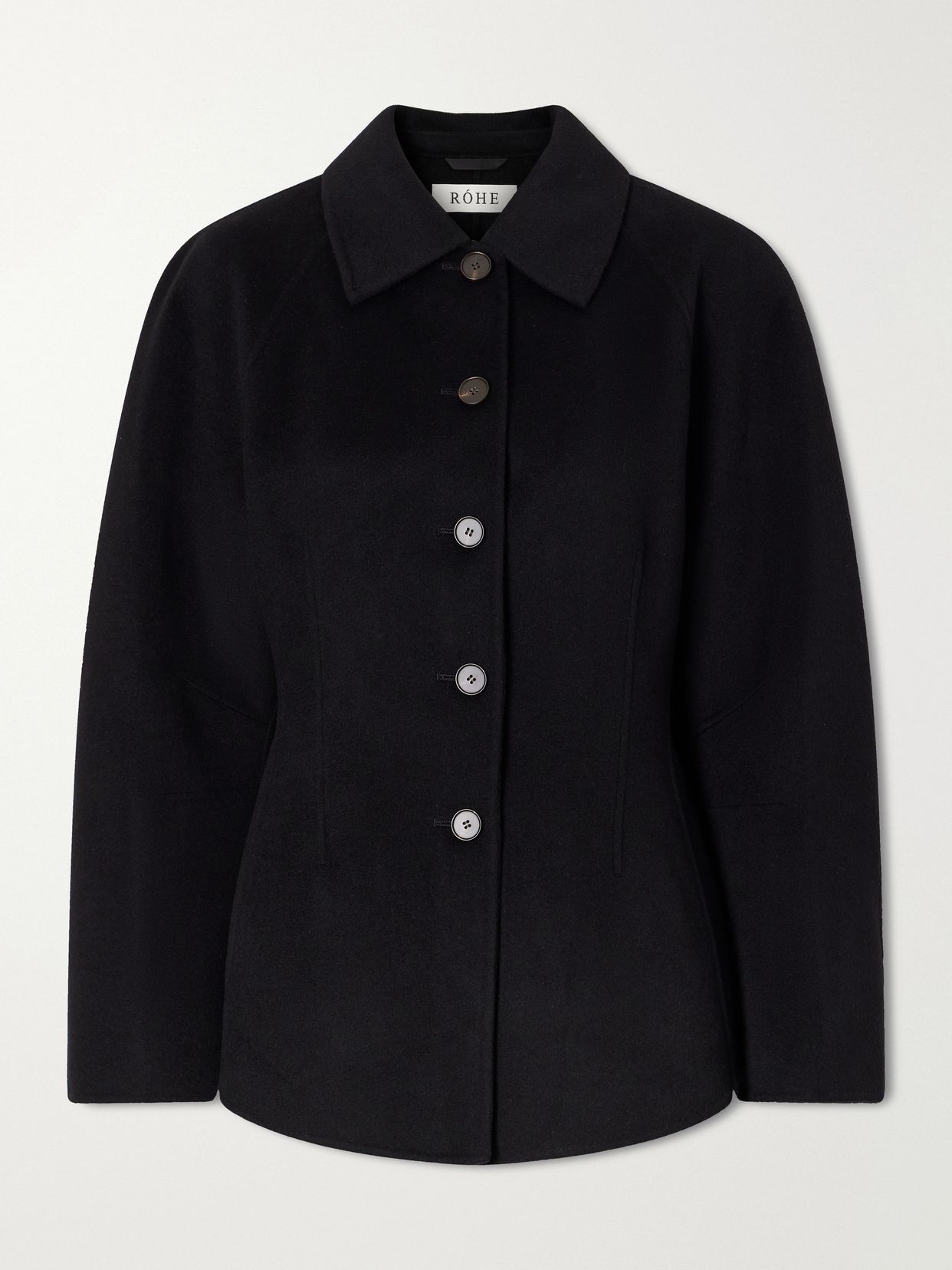 wool and cashmere blend jacket