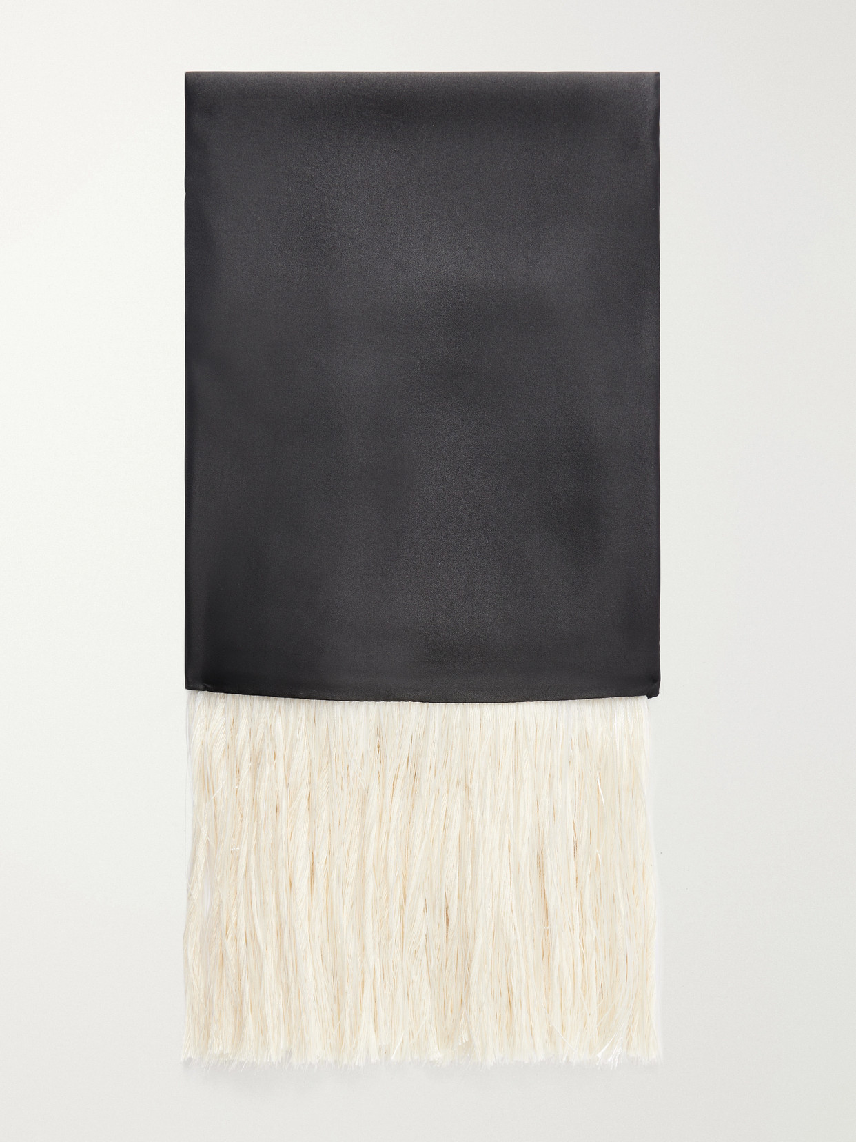 Le Sundial The Opera Silk Scarf In Black