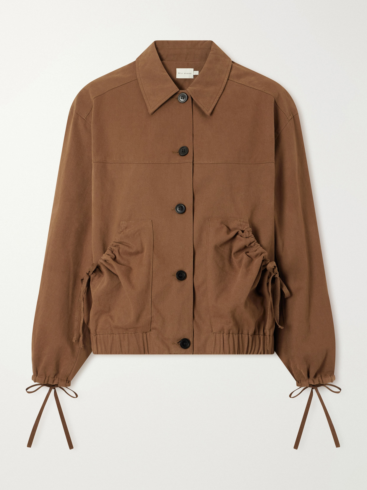Deiji Studios Organic-cotton Jacket In Brown