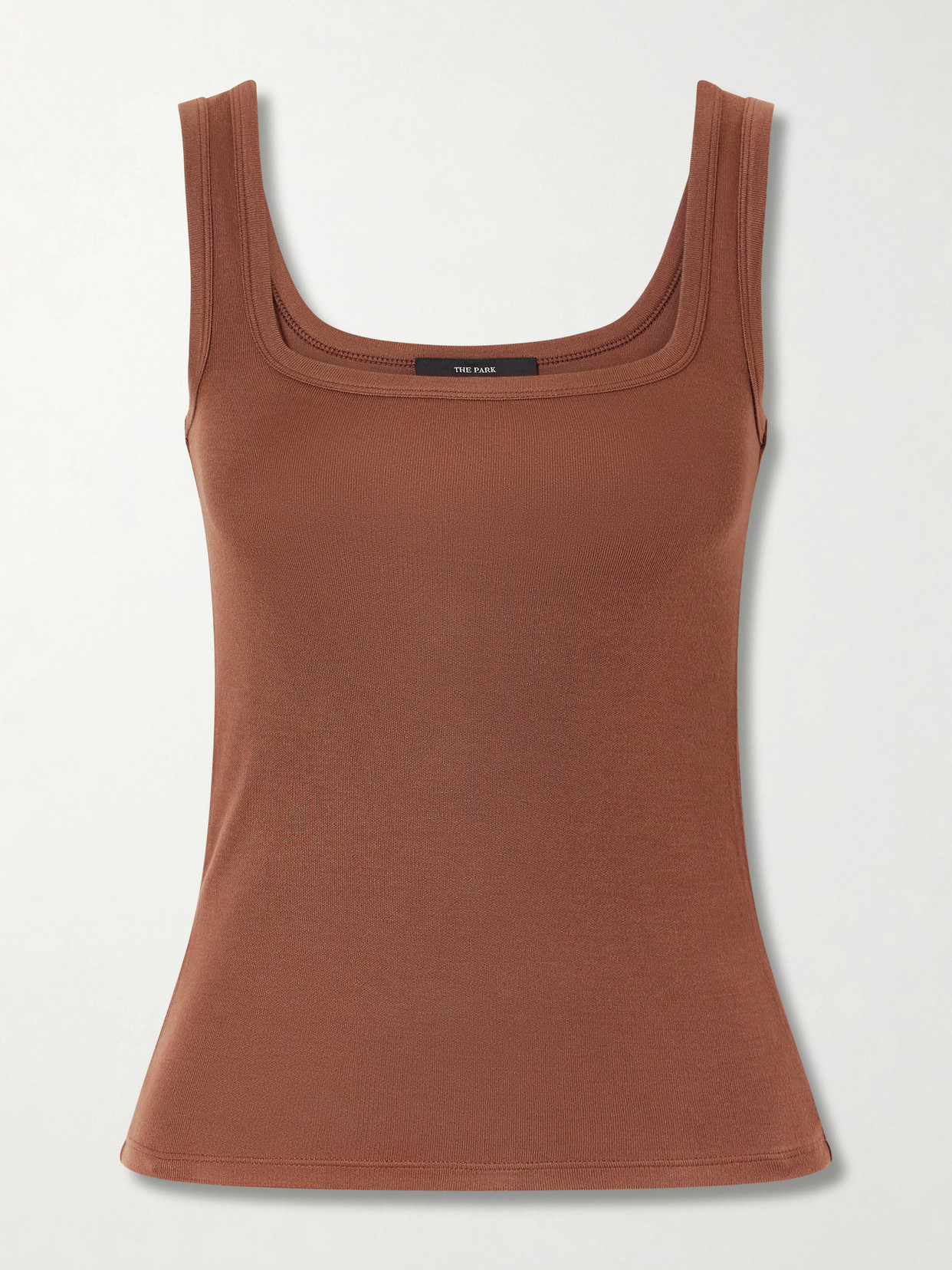 The Park Sawyer Cotton Tank In Brown