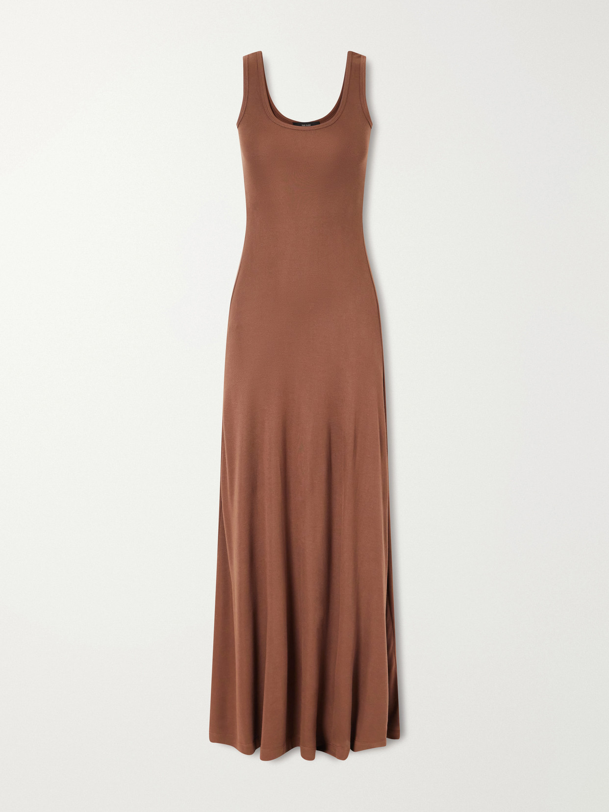 The Park Annie Jersey Maxi Dress In Brown