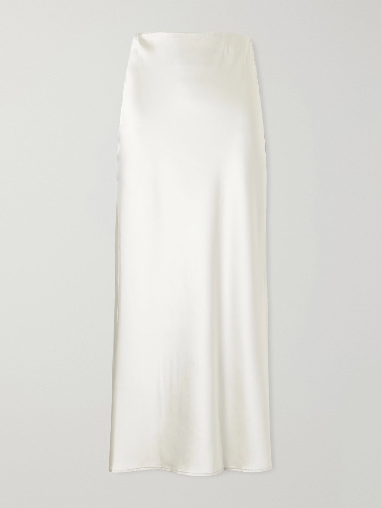 the Park max silk satin maxi skirt