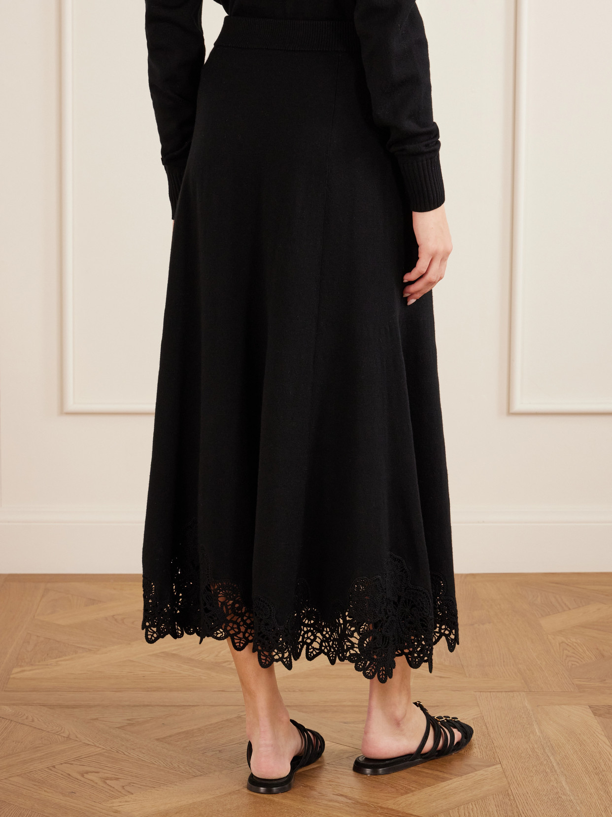 Valiant Lace-Trimmed Midi