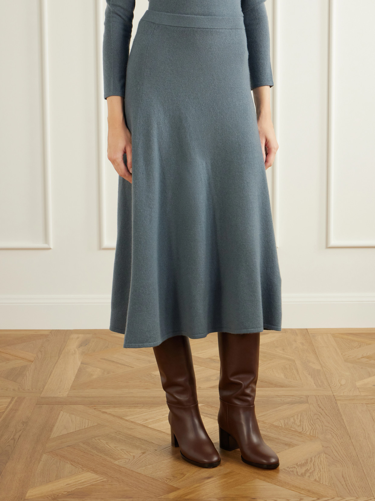 Valiant Wool And Cashmere-Blend Midi