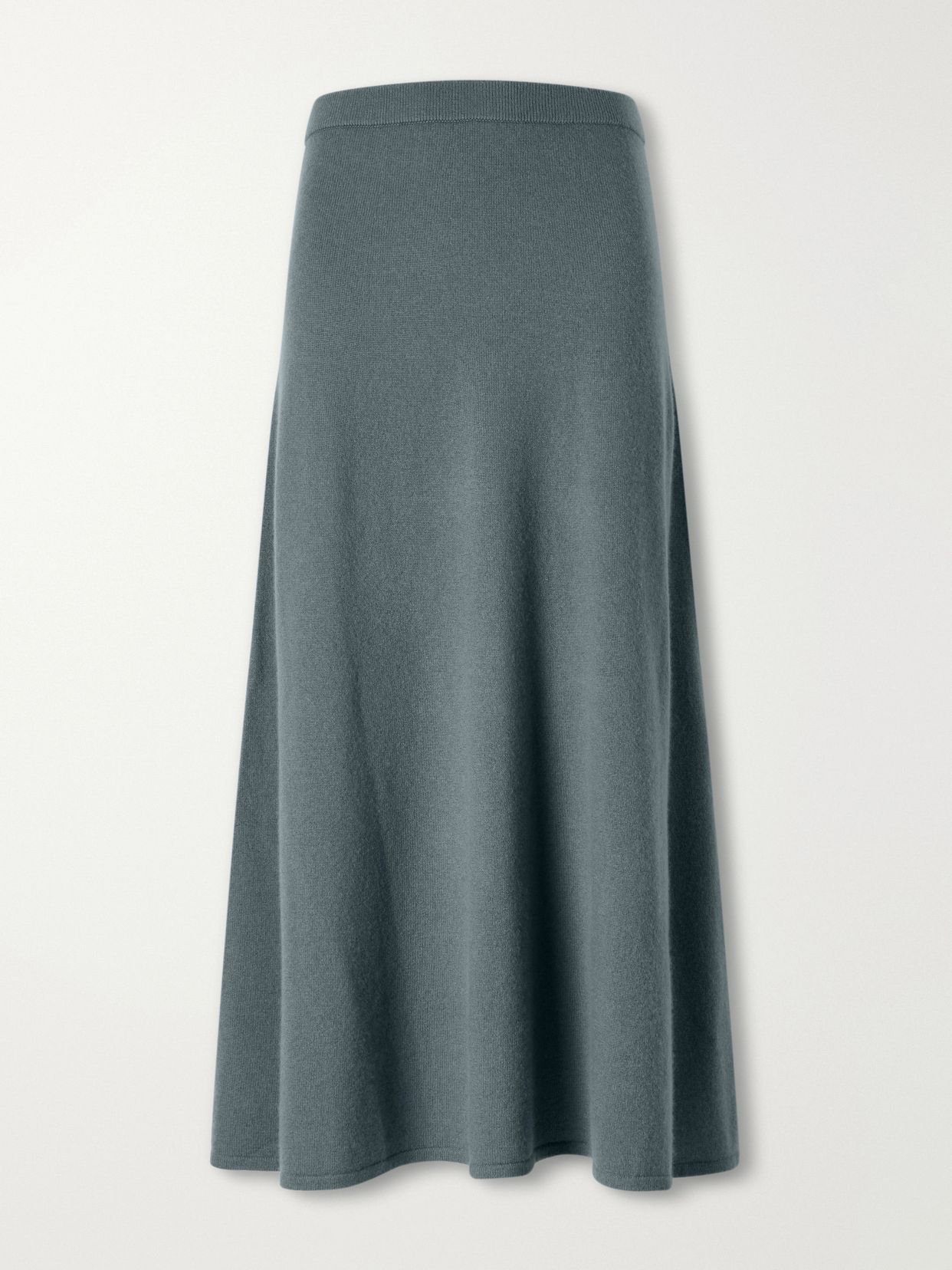 valiant wool and cashmere blend knitted midi skirt