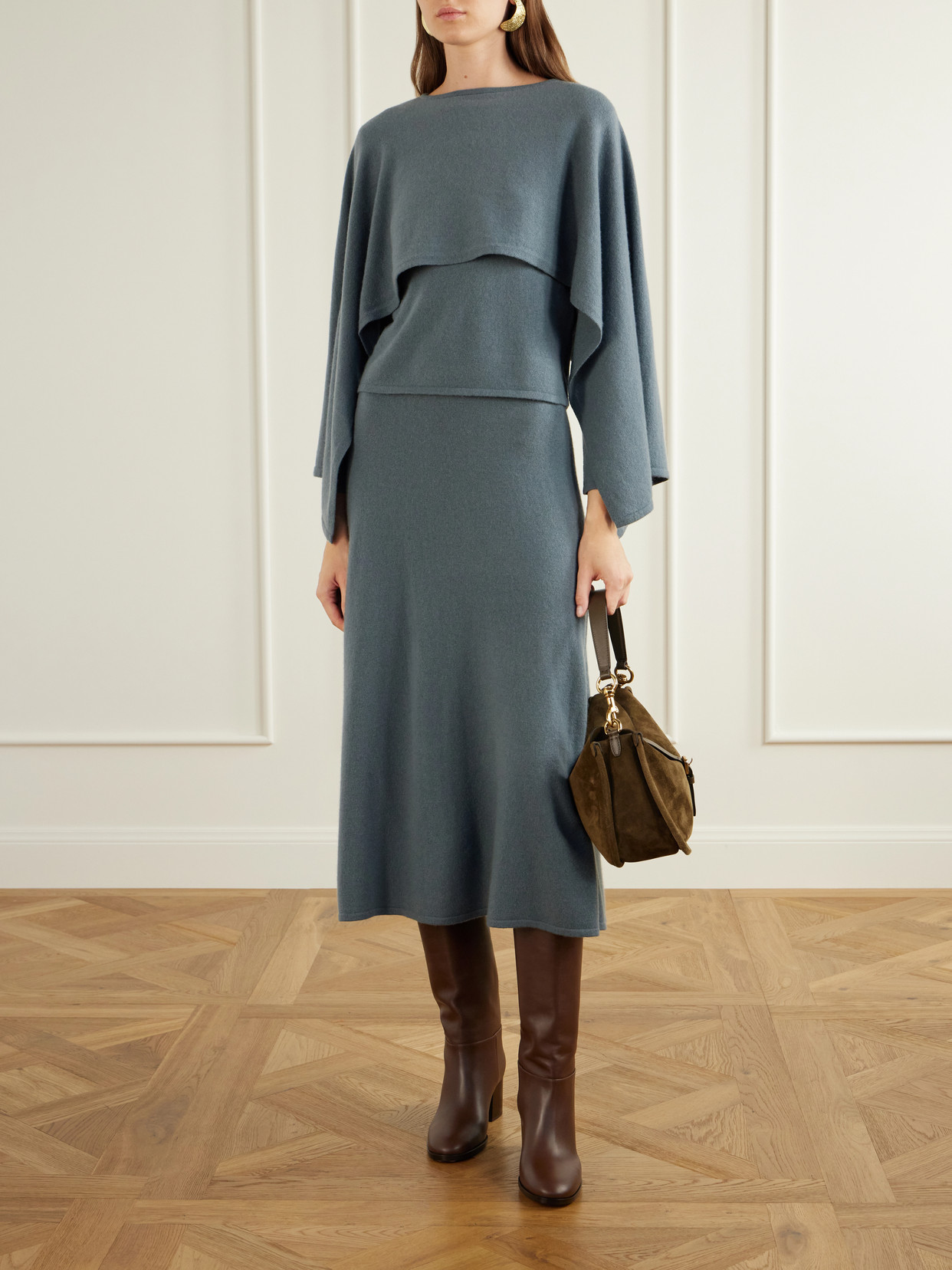 Valiant Wool And Cashmere-Blend Midi