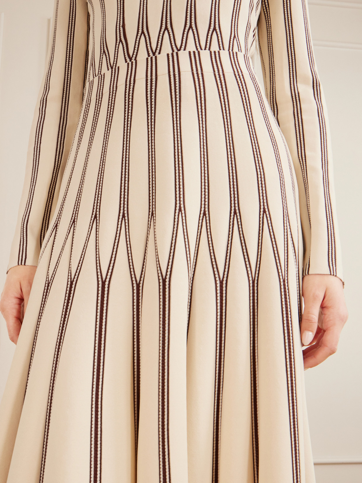 Valiant Striped Midi