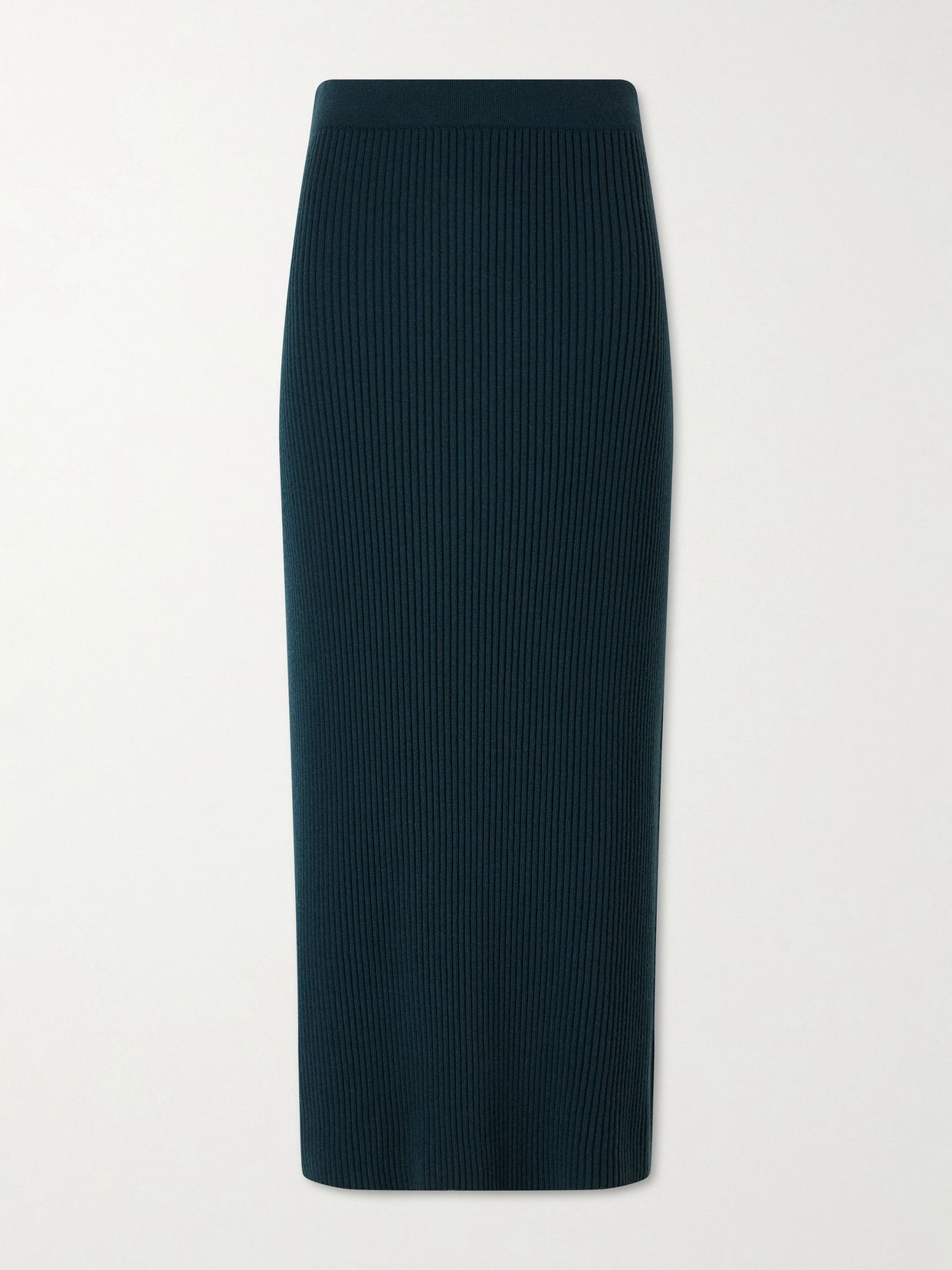 valiant knitted wool midi skirt