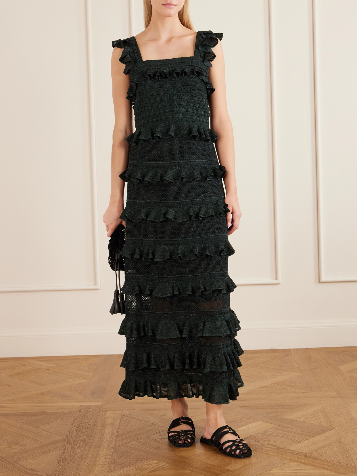 Valiant Ruffled Midi