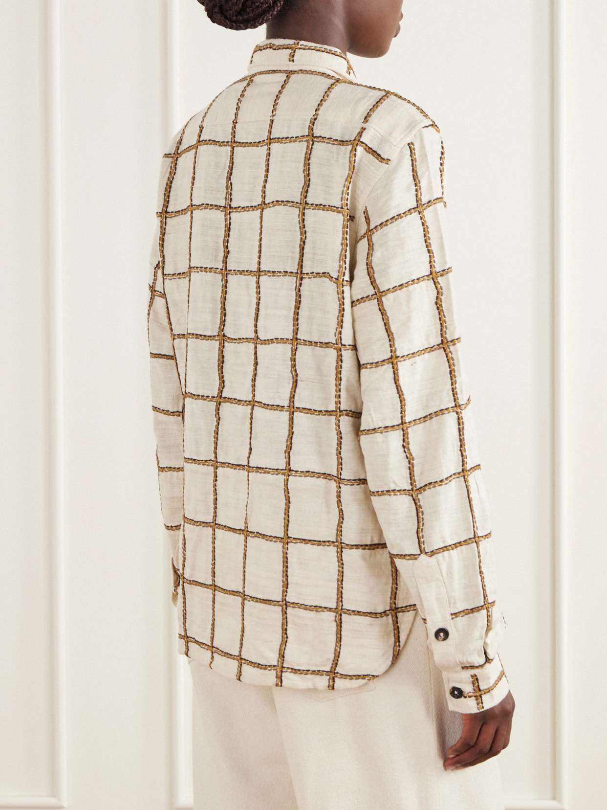 Embroidered Woven Shirt
