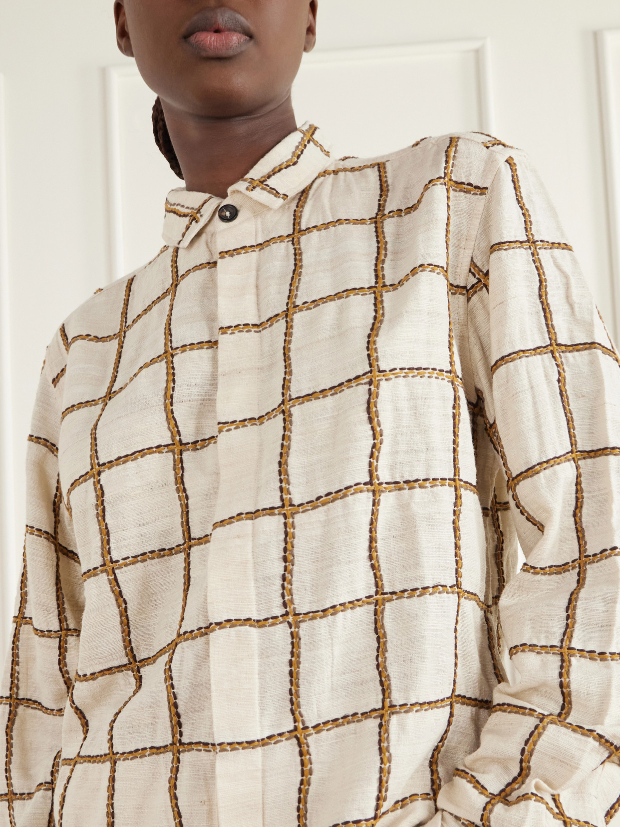 Embroidered Woven Shirt