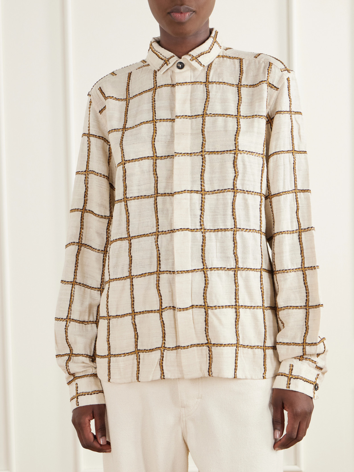 Embroidered Woven Shirt