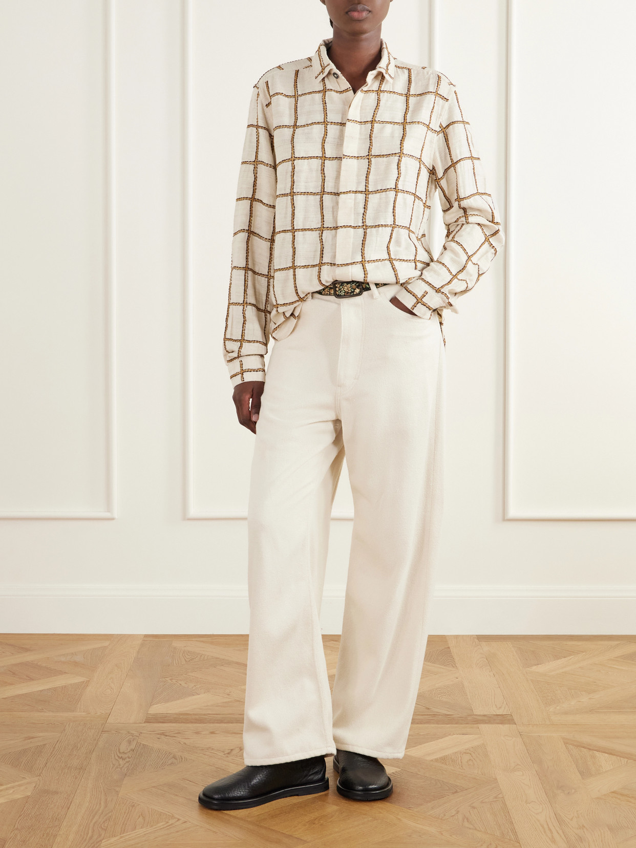Embroidered Woven Shirt