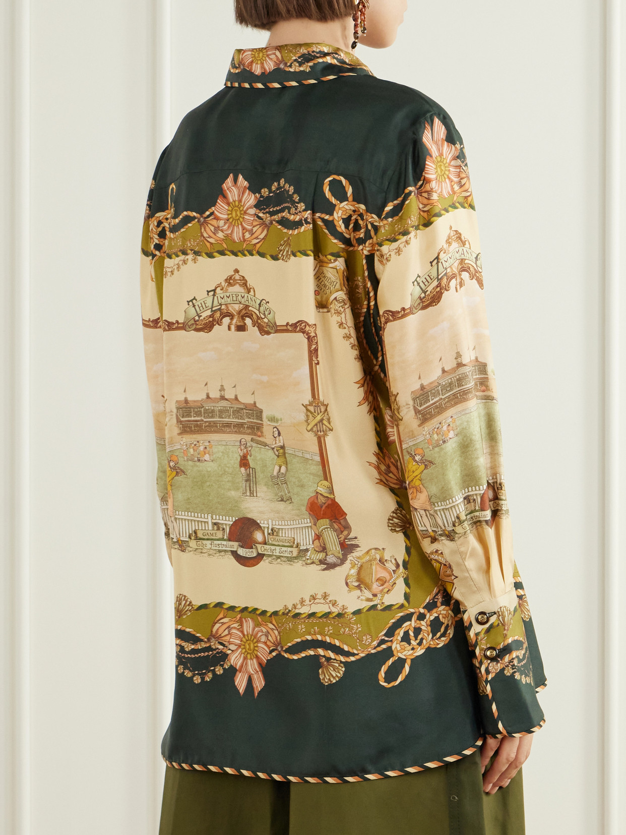Valiant Printed Silk-Twill Shirt