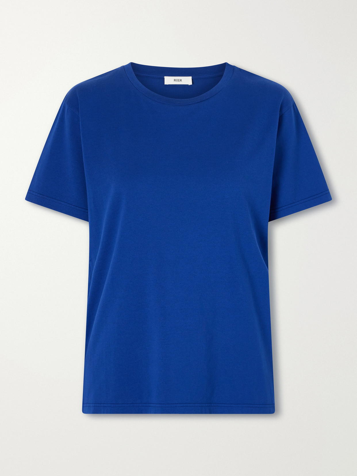 Rier Cotton-jersey T-shirt In Blue