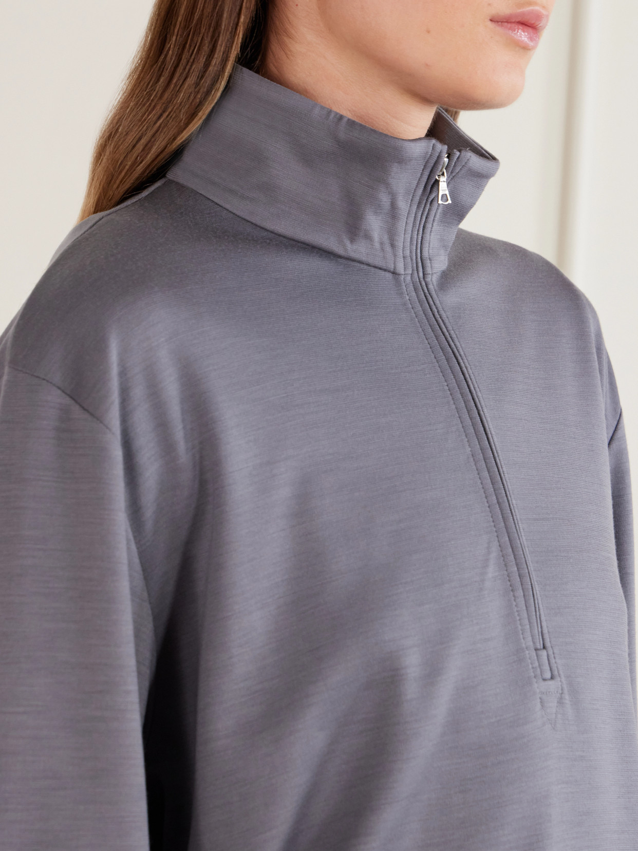 Polar Jogging Virgin Wool Half-Zip Sweatshirt