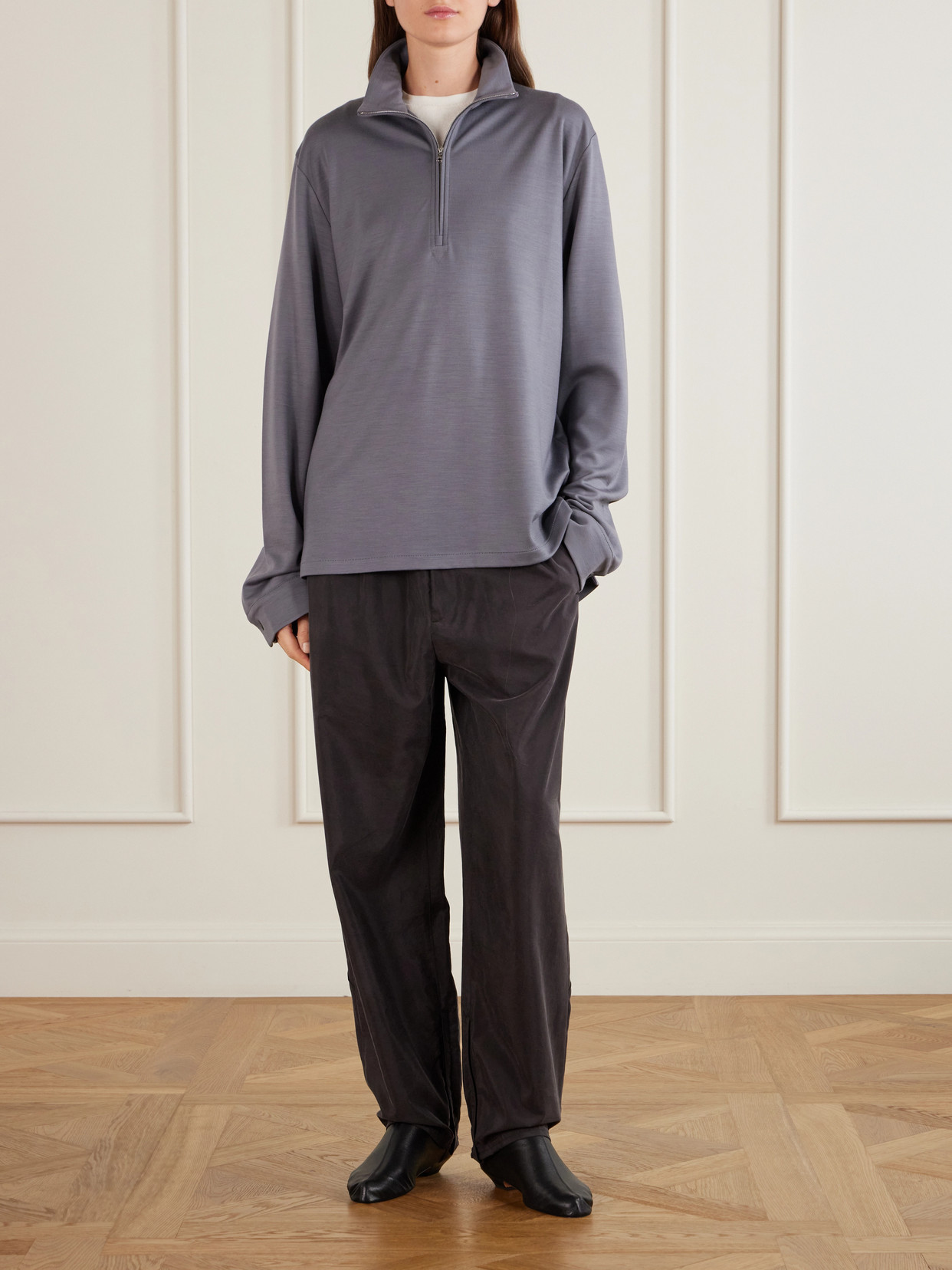 Polar Jogging Virgin Wool Half-Zip Sweatshirt